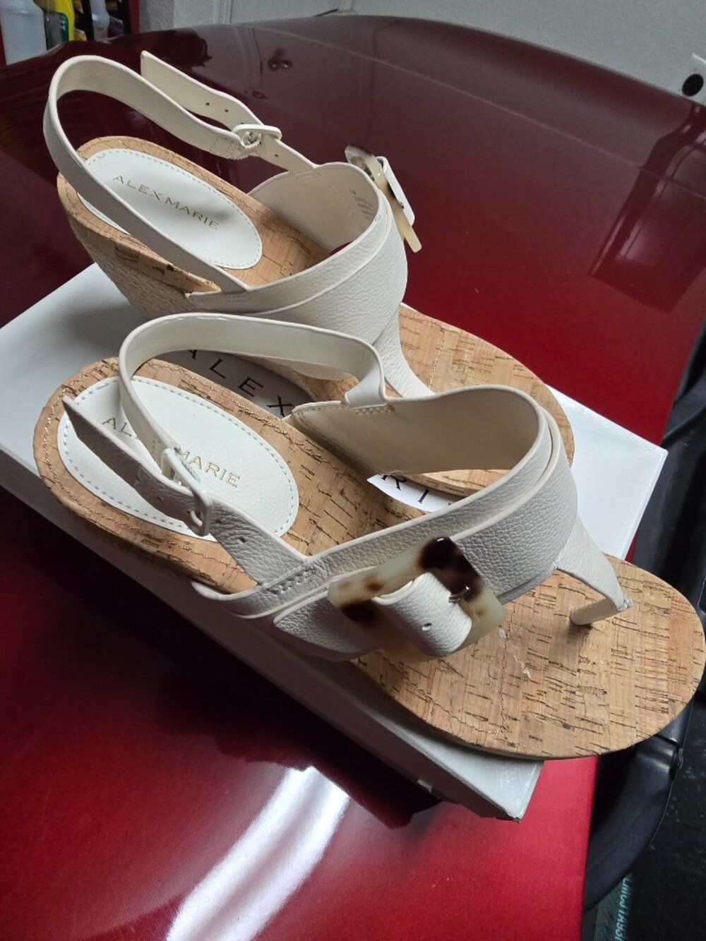 Alex Marie wedge  sandals
